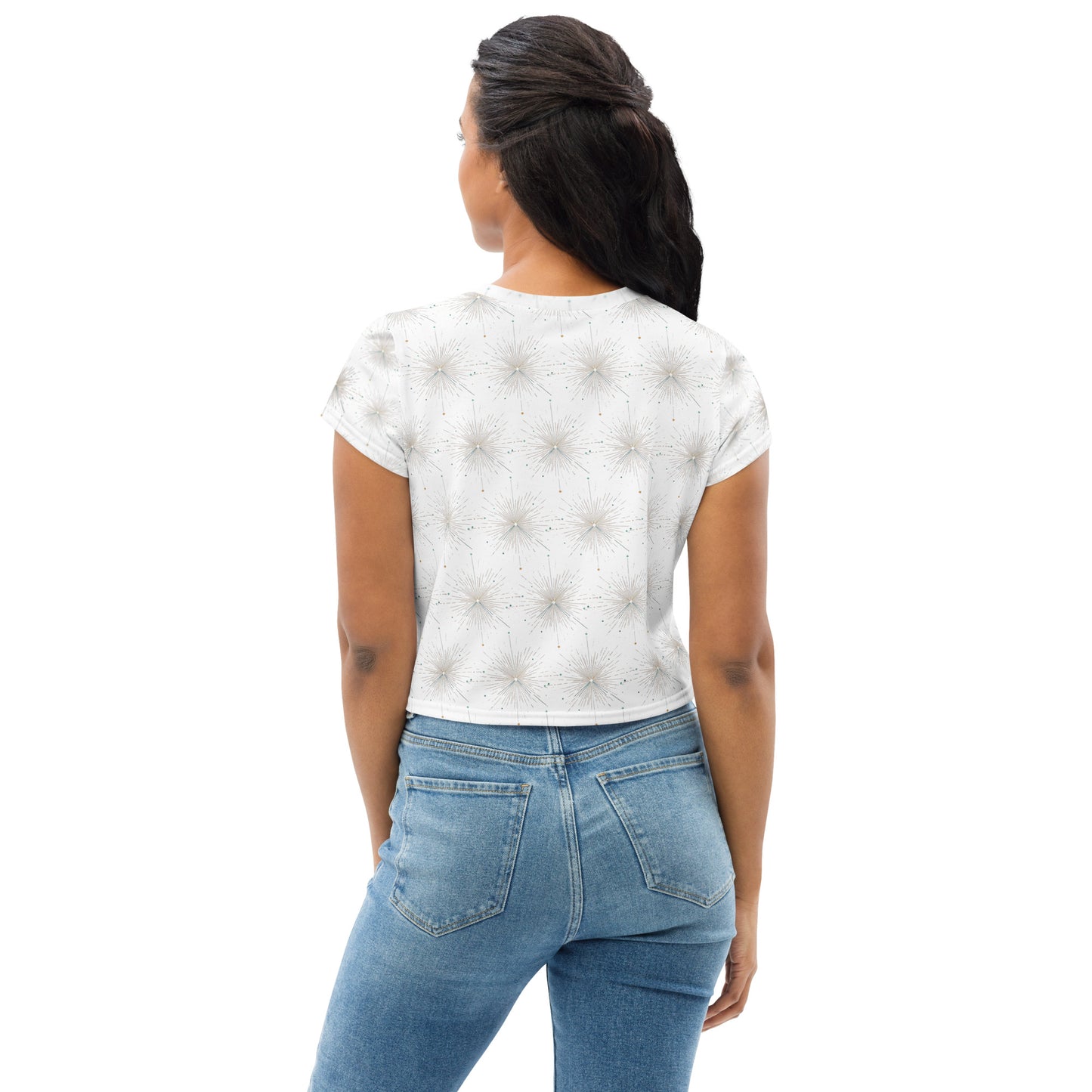 Prizm Path Starburst All-Over Print Crop Tee