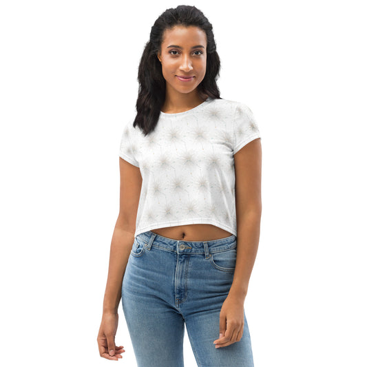 Prizm Path Starburst All-Over Print Crop Tee