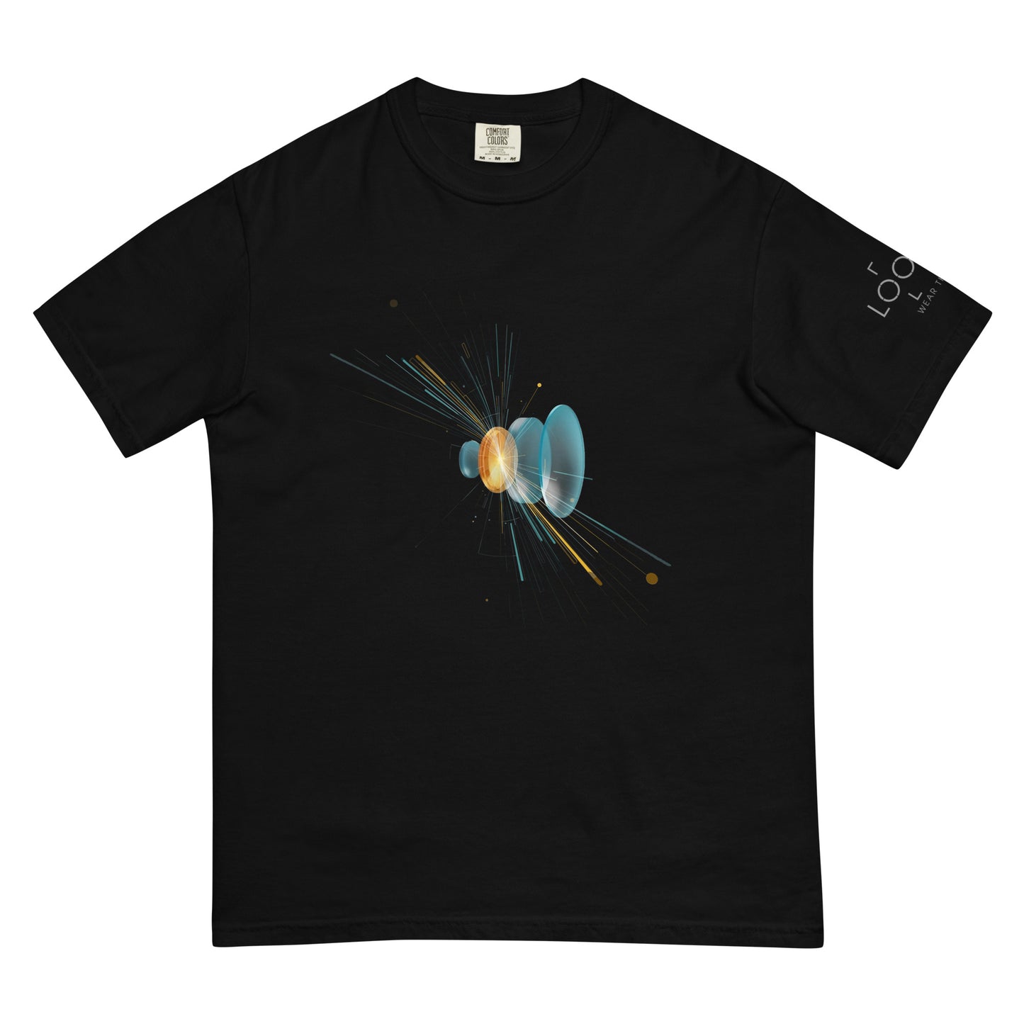 Lens Refraction Series: Burst of Light garment-dyed heavyweight t-shirt