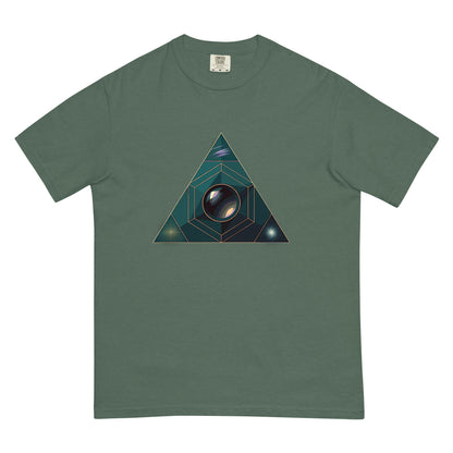 Exposure Triangle garment-dyed heavyweight t-shirt