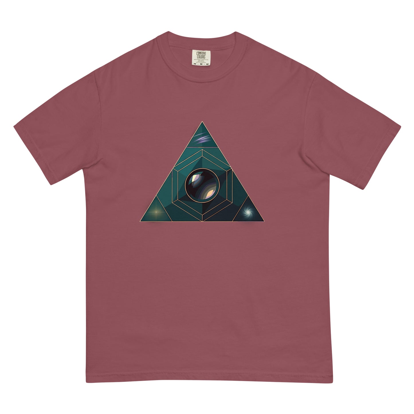 Exposure Triangle garment-dyed heavyweight t-shirt