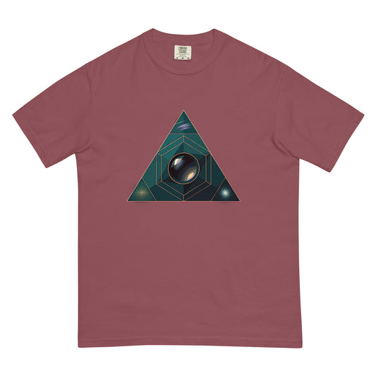 Exposure Triangle garment-dyed heavyweight t-shirt