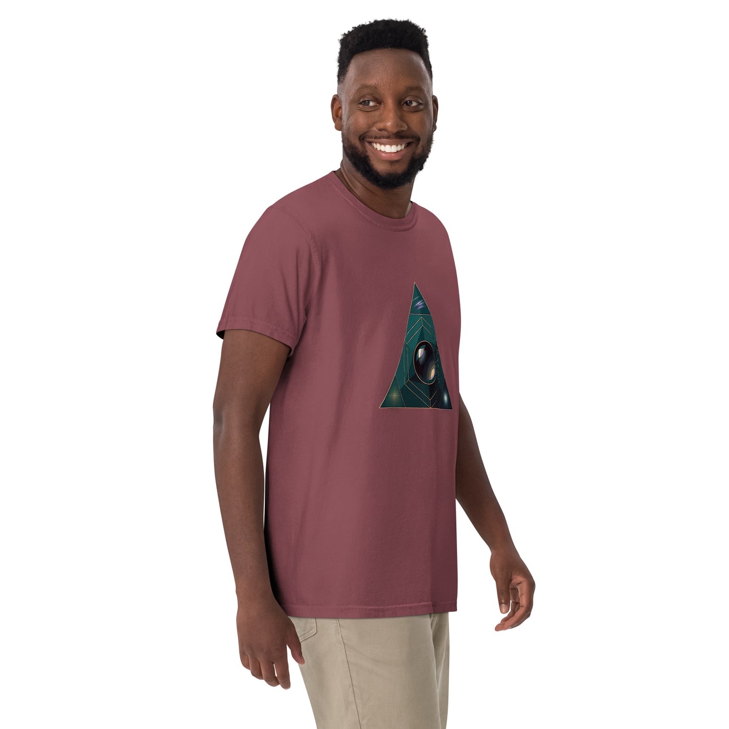Exposure Triangle garment-dyed heavyweight t-shirt