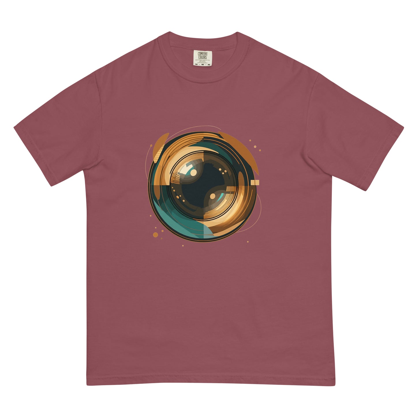 Lens Reflections garment-dyed heavyweight t-shirt