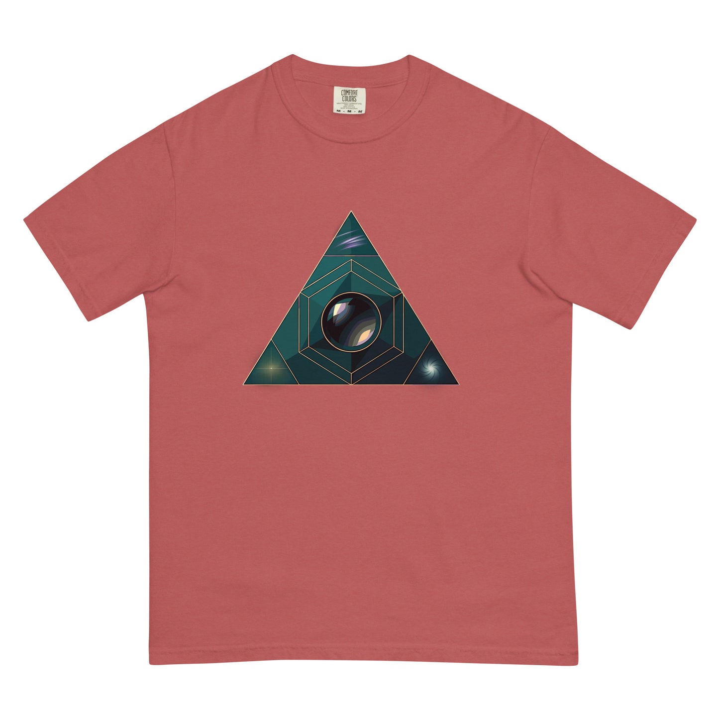 Exposure Triangle garment-dyed heavyweight t-shirt