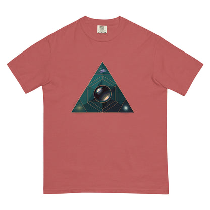 Exposure Triangle garment-dyed heavyweight t-shirt