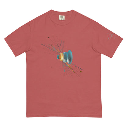 Lens Refraction Series: Burst of Light garment-dyed heavyweight t-shirt