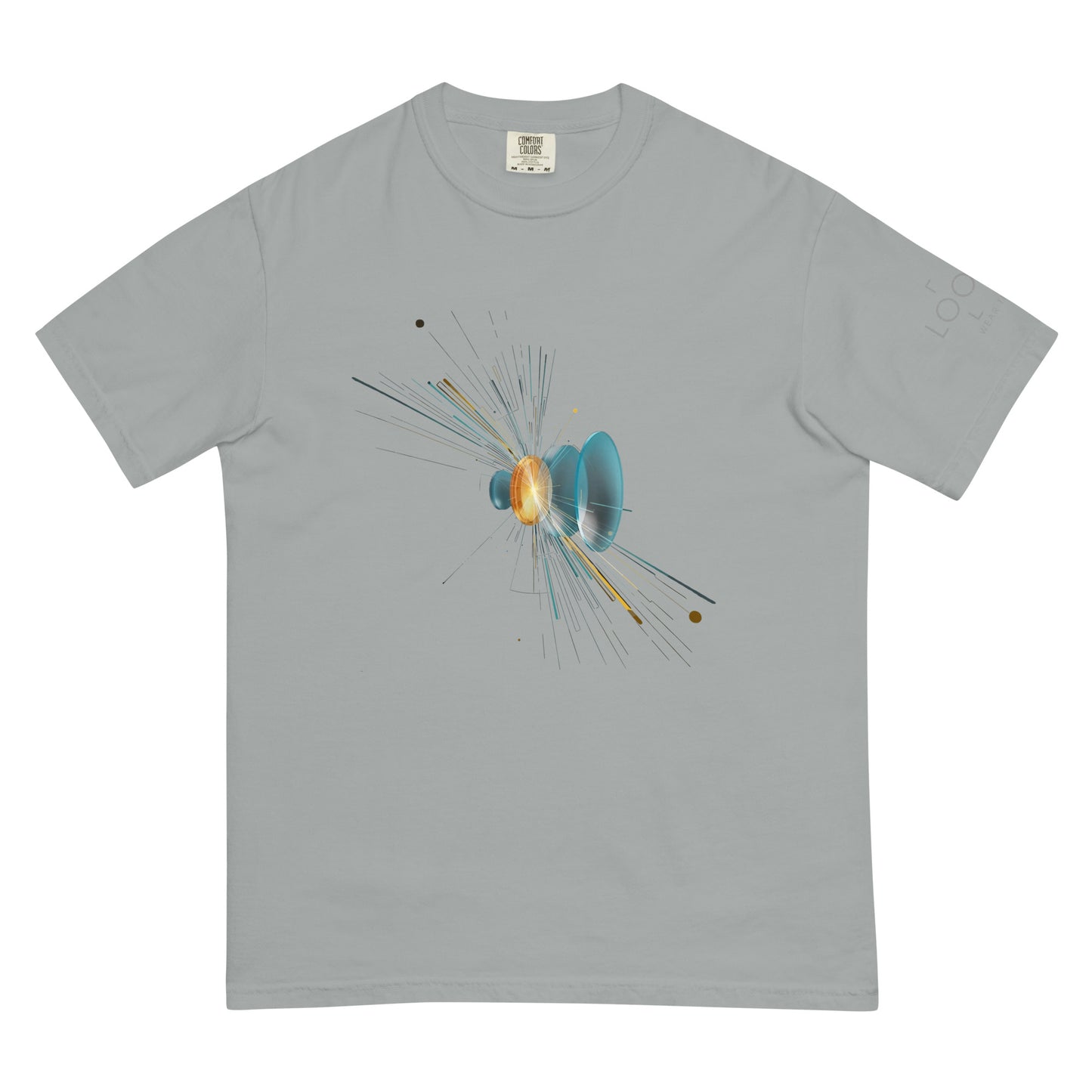 Lens Refraction Series: Burst of Light garment-dyed heavyweight t-shirt