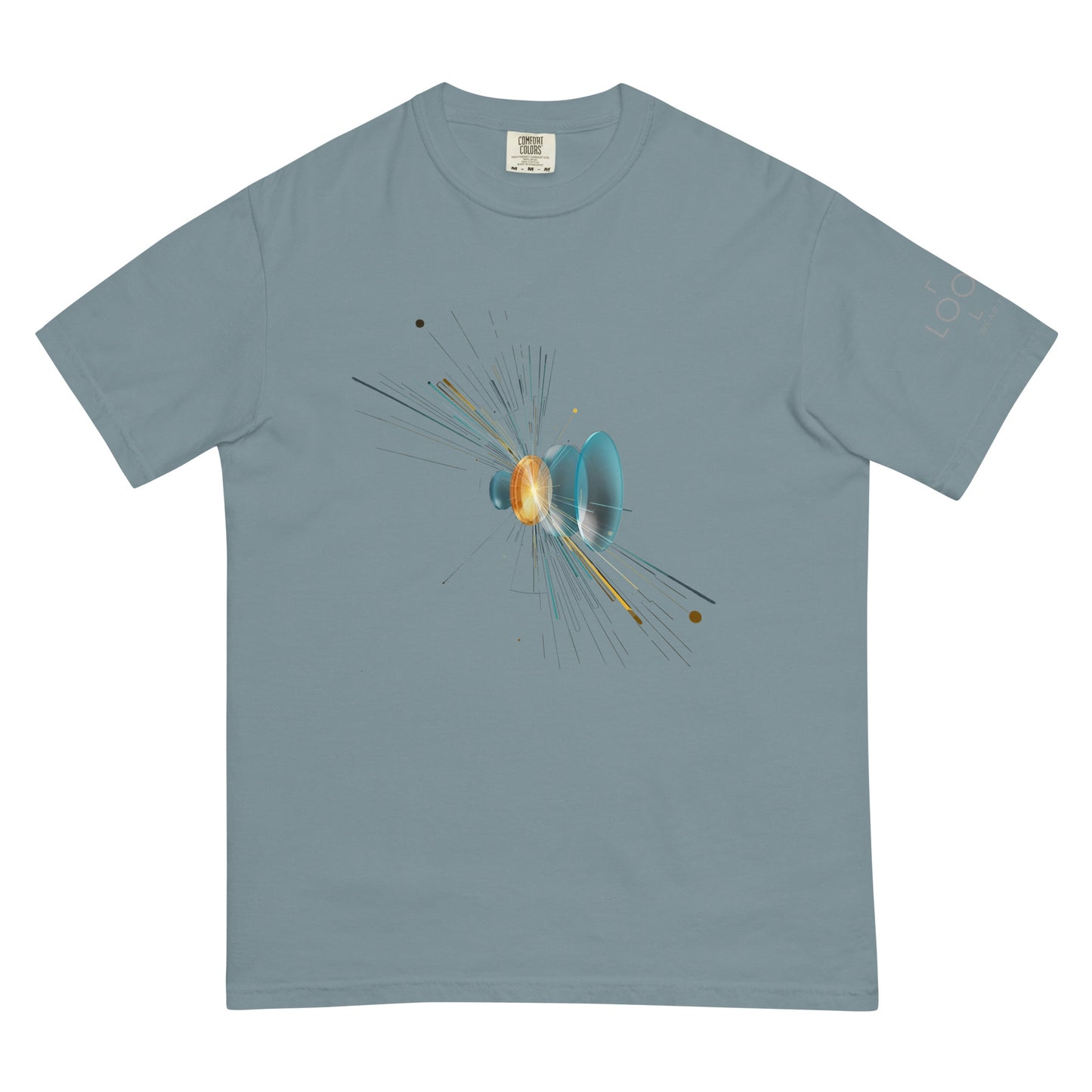 Lens Refraction Series: Burst of Light garment-dyed heavyweight t-shirt