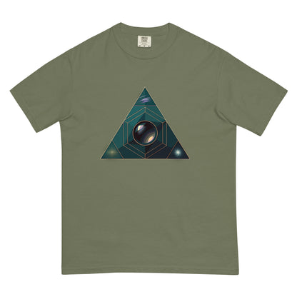 Exposure Triangle garment-dyed heavyweight t-shirt