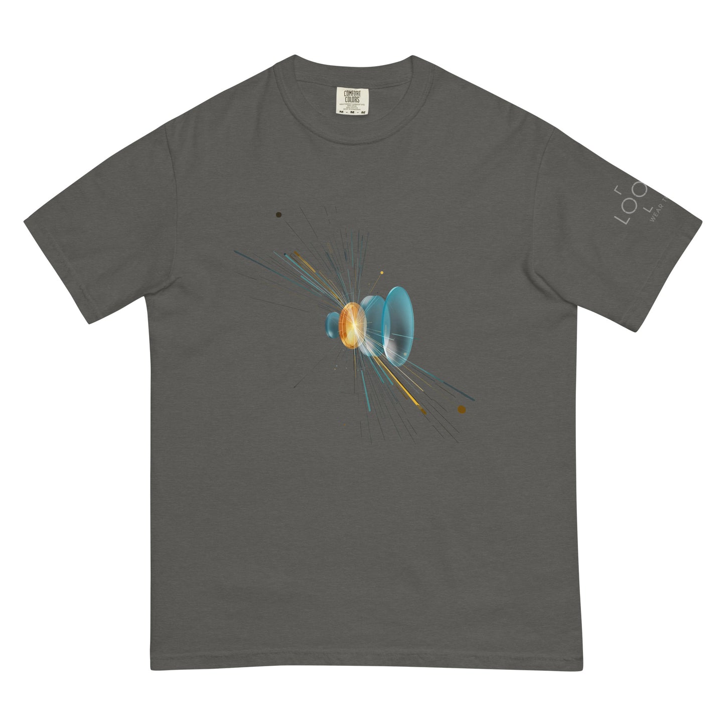 Lens Refraction Series: Burst of Light garment-dyed heavyweight t-shirt
