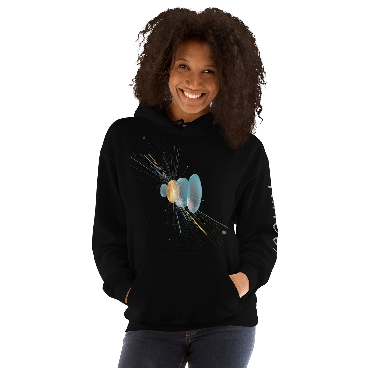 Lens Refraction Series: Burst of Light Unisex Hoodie