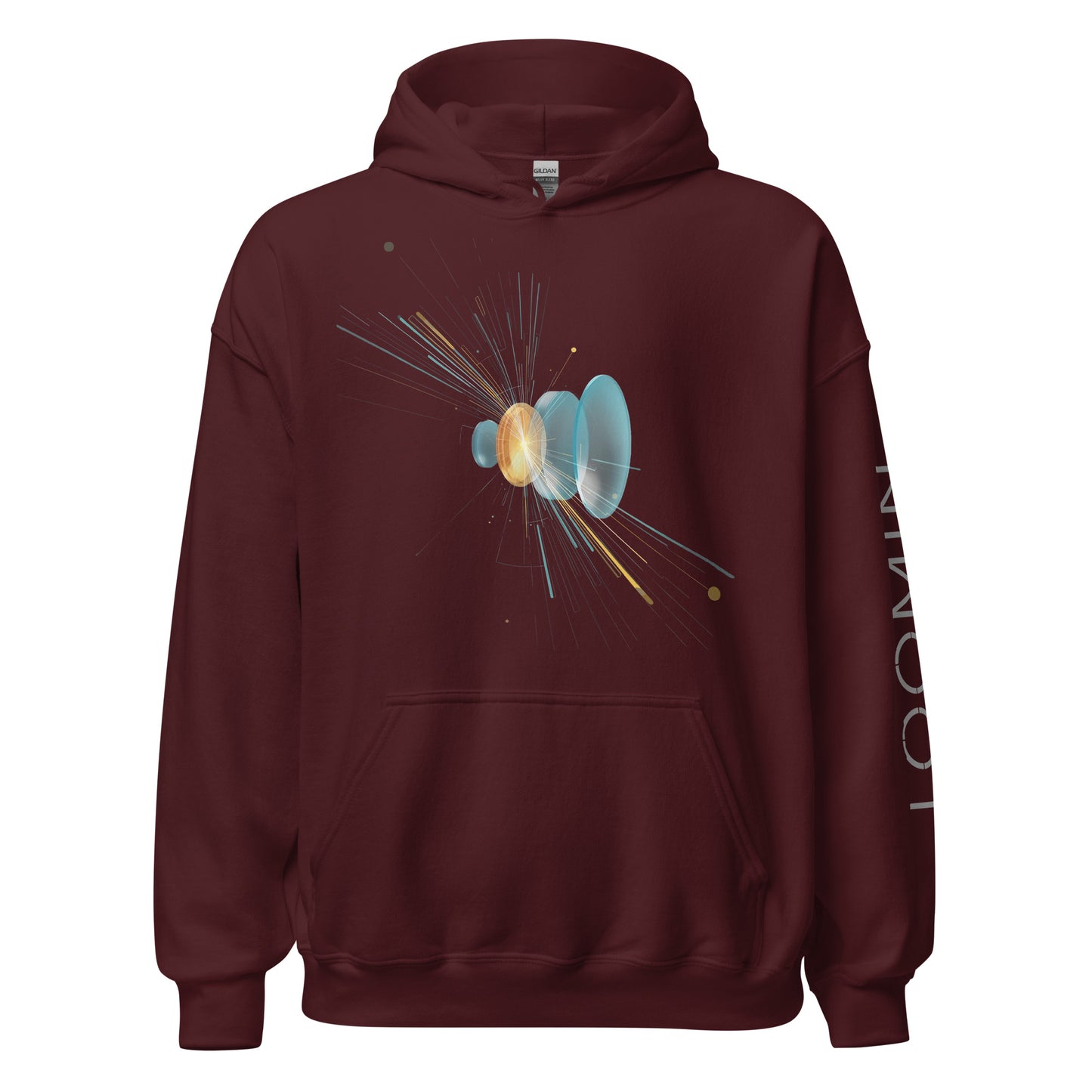 Lens Refraction Series: Burst of Light Unisex Hoodie