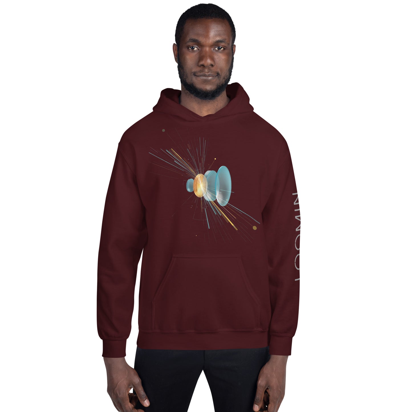 Lens Refraction Series: Burst of Light Unisex Hoodie