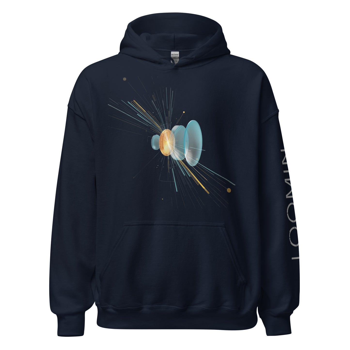 Lens Refraction Series: Burst of Light Unisex Hoodie