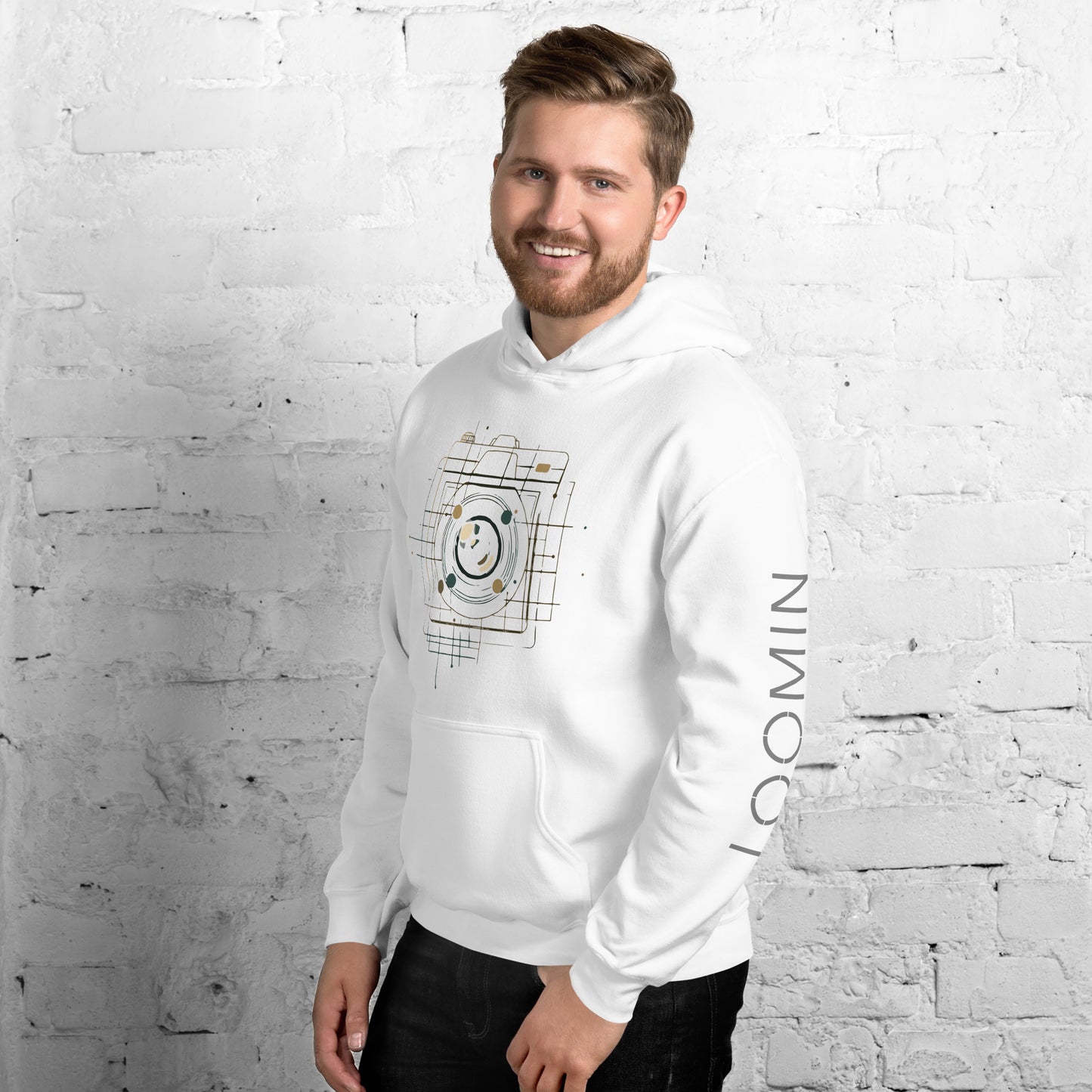 Loomin Light Grid Unisex Hoodie